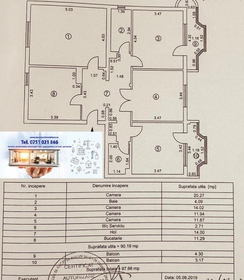Apartament De locuit De vanzare