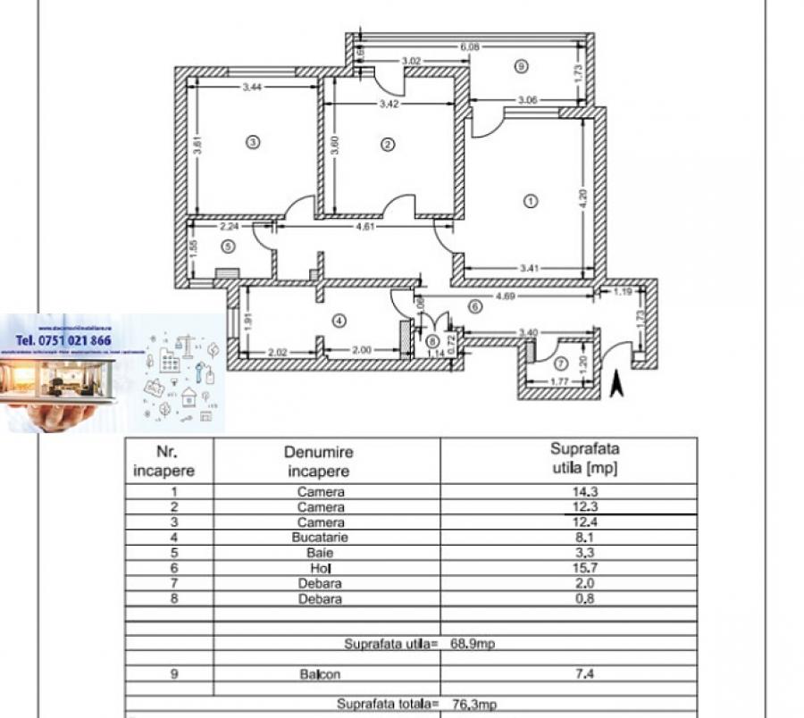 Apartament De locuit De vanzare