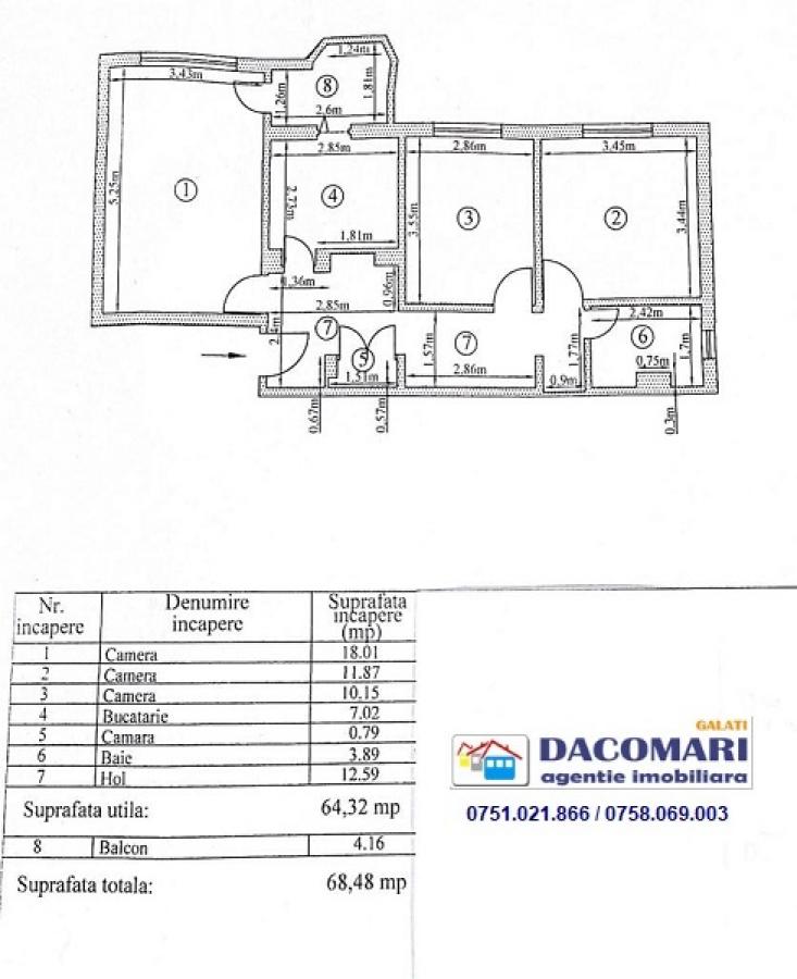 Apartament De locuit De vanzare