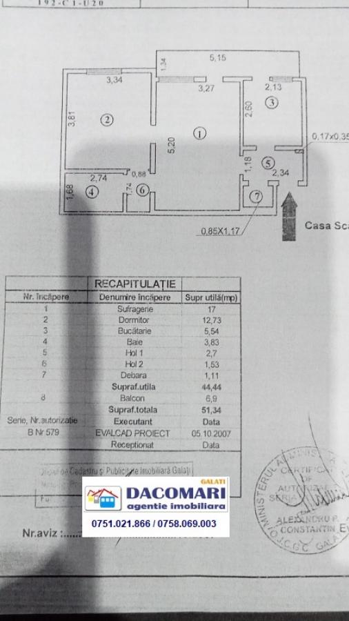 Apartament De locuit De vanzare