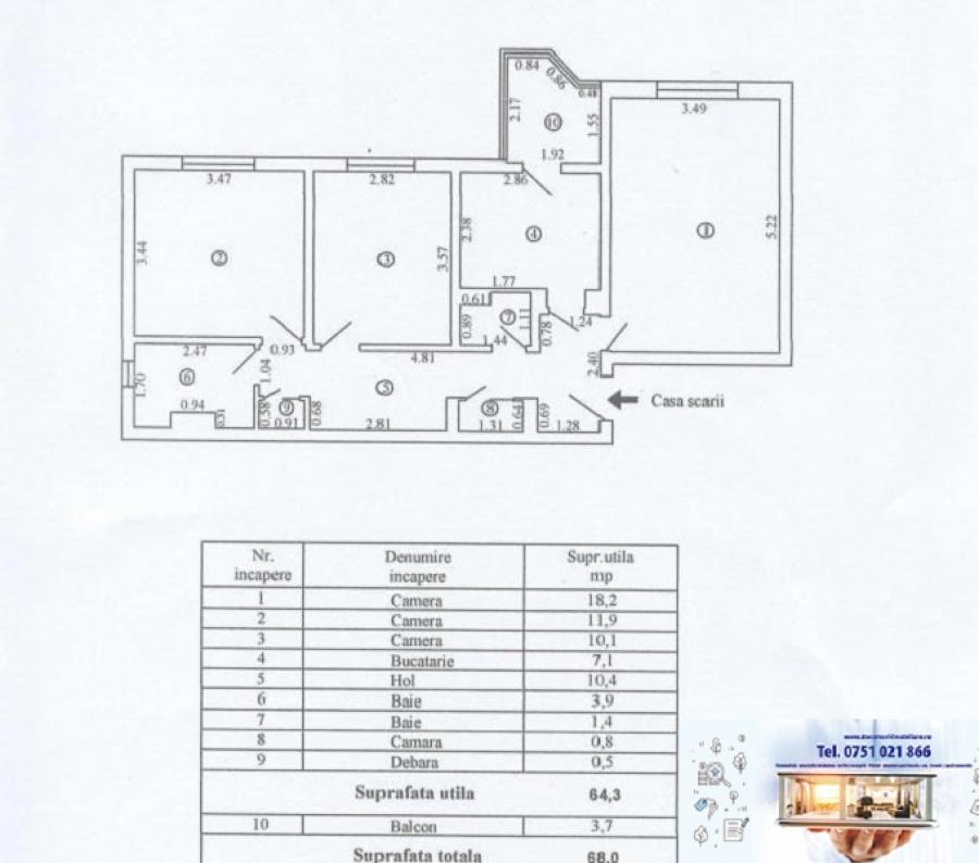 Apartament De locuit De vanzare